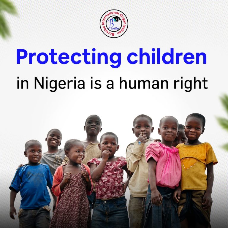 We all have a duty to protect children in Nigeria from gangs, murder and drugs…it is a human right